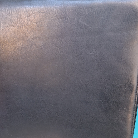 Leather Binder Daytimer Journal Day Planner Zipper Notebook Holder Folder Attach - Picture 12 of 16